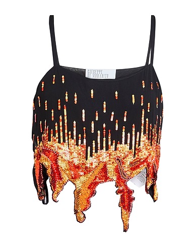 GIUSEPPE DI MORABITO Top Orange 100% Viscose