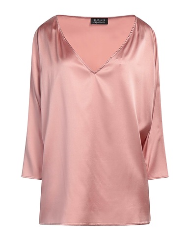 GIANLUCA CAPANNOLO Top Blush 94% Silk, 6% Elastane