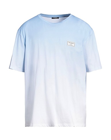 BALMAIN Oversize-T-Shirt Light blue 100% Cotton