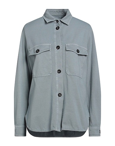 CIRCOLO 1901 Camisas y blusas lisas Gris 100% Algodón