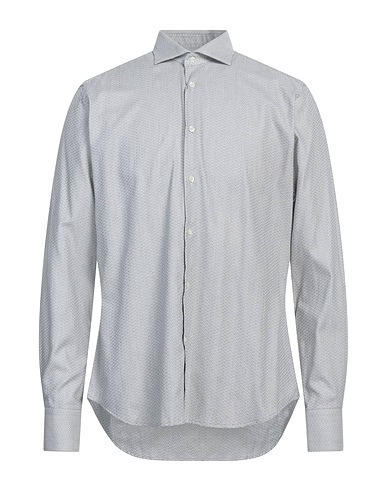 LINESTYLE-ITALIA® Solid colour shirt Grey 100% Cotton