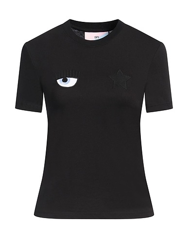 CHIARA FERRAGNI Футболки NERO 100% Хлопок