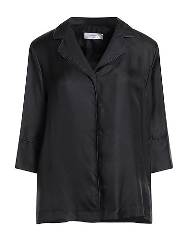 THE NINA STUDIO Camicie  e bluse fantasia Nero 100% Seta