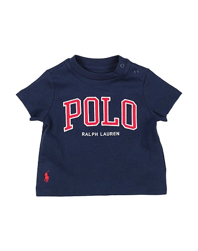 POLO RALPH LAUREN T-shirt Logo Cotton Jersey Tee
 Midnight blue 100% Cotton