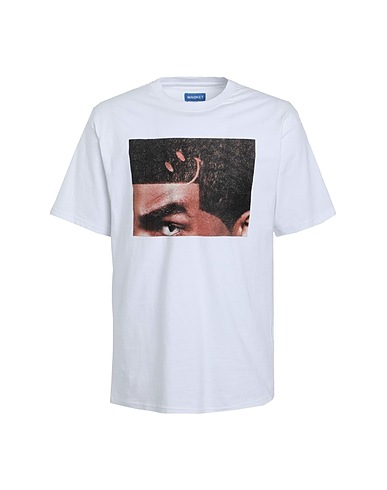 MARKET T-shirt Smiley Soft Part T-Shirt
 White 100% Cotton