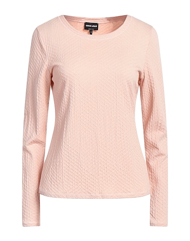 GIORGIO ARMANI T-shirt Pink 61% Viscose, 30% Polyamide, 7% Cashmere, 2% Elastane