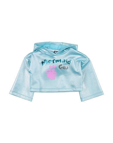 SIMONETTA Sweatshirt Turquoise 92% Polyester, 8% Elastane, Cotton