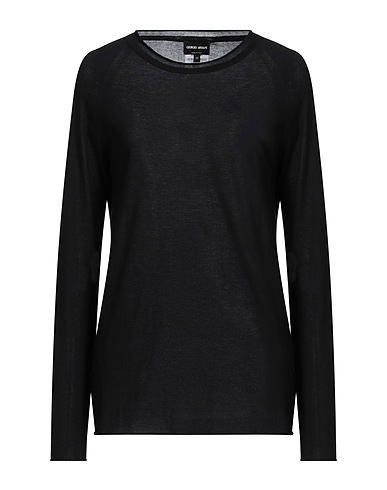 GIORGIO ARMANI Jumper Black 80% Cotton, 20% Polyester