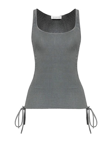 FAITH CONNEXION Vest Grey 96% Cotton, 4% Elastane