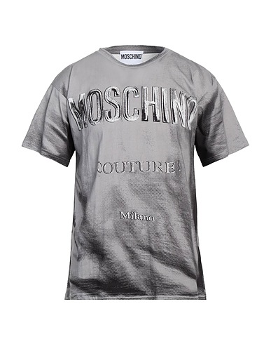 MOSCHINO T-shirt Grigio 100% Cotone