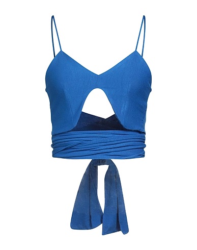 LAMA JOUNI Top Bright blue 96% Viscose, 4% Elastane