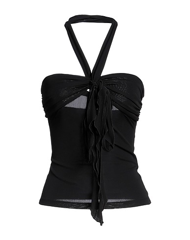 BLUMARINE Top Black 100% Viscose