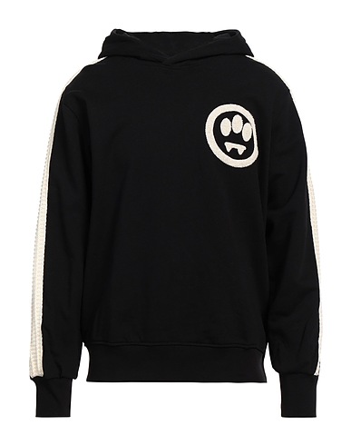 BARROW Hooded track jacket  Black 100% Cotton