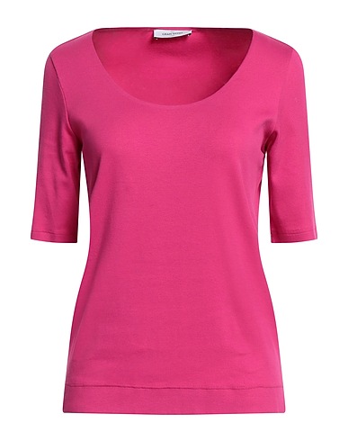 GRAN SASSO Basic T-shirt Fuchsia 94% Cotton, 6% Elastane