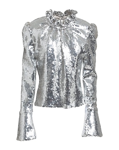 RABANNE Top Silver 100% Polyester