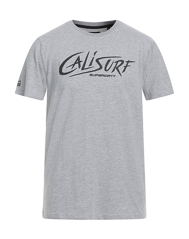 SUPERDRY T-shirt Grey 57% Cotton, 43% Polyester