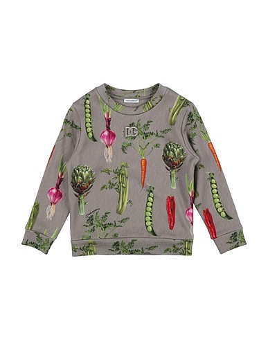 DOLCE&GABBANA Sweatshirt Taupe 100% Cotton, Viscose