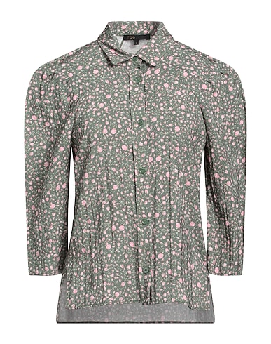 MAJE Floral shirts & blouses VERDE MILITARE 81% Viscose, 19% Polyamide