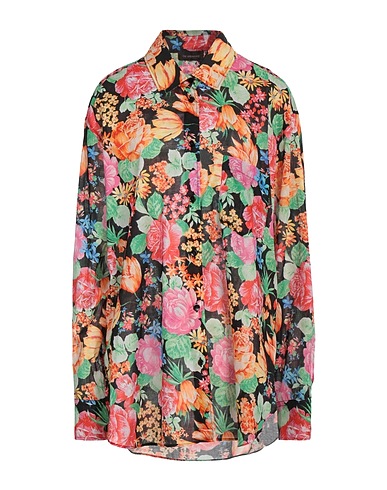 THE ANDAMANE Floral shirts & blouses Black 100% Cotton