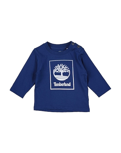 TIMBERLAND T-shirt Blue 98% Cotton, 2% Elastane