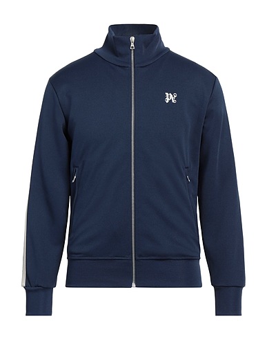 PALM ANGELS Felpa Blu navy 100% Poliestere