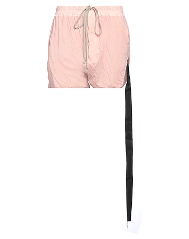 DRKSHDW by RICK OWENS Shorts & Bermuda Light pink 100% Cotton, Elastane