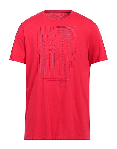 ARMANI EXCHANGE T-shirt Rosso pomodoro 100% Cotone