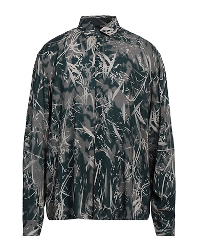 ARMANI EXCHANGE Patterned shirt Green 100% Viscose