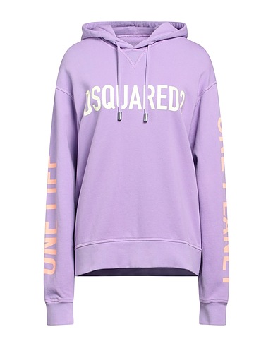 DSQUARED2 Felpa Lilla 100% Cotone