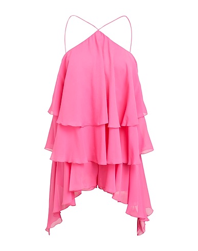 THE ANDAMANE Pleated dress Green 100% Silk