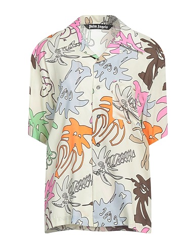 PALM ANGELS Patterned shirts & blouses 100% Viscose, Polyester