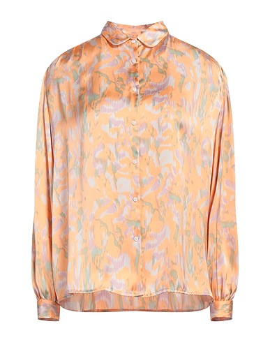 MAJE Patterned shirts & blouses Apricot 100% Polyester, Mother-of-pearl