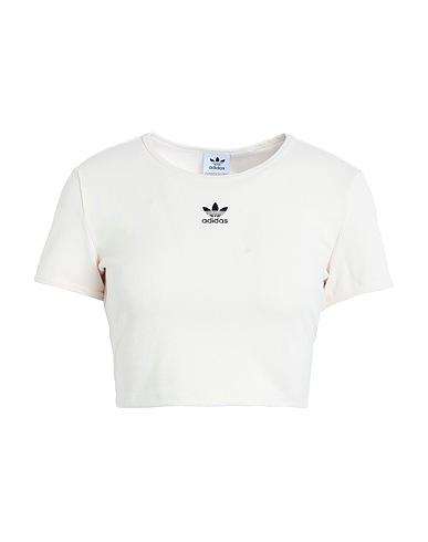 ADIDAS ORIGINALS Cropped Top RIB TEE
 Elfenbein 43% Baumwolle, 43% Viskose, 14% Elastan