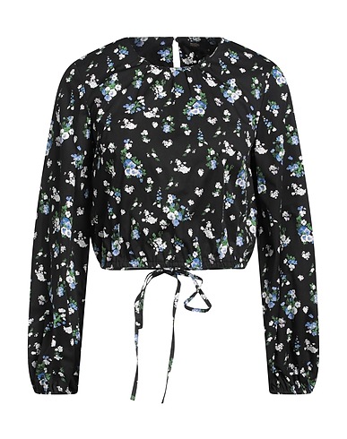 MAJE Top Black 97% Cotton, 3% Elastane