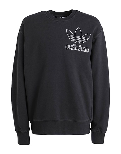 ADIDAS ORIGINALS Sweatshirt OUTL TREF CREW
 Black 100% Cotton
