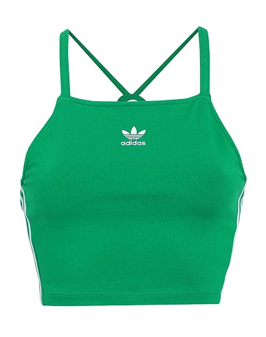 ADIDAS ORIGINALS Top 3 S CROP TOP
 Green 93% Cotton, 7% Elastane