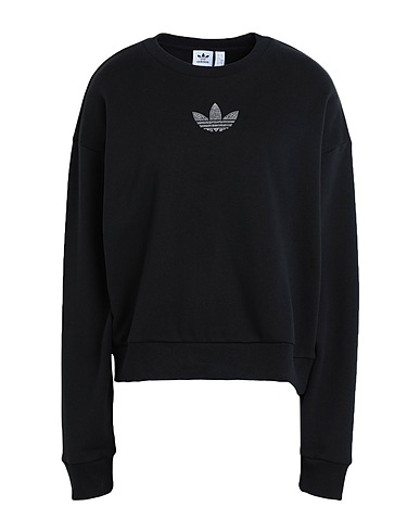 ADIDAS ORIGINALS Sweatshirt BLING SWEATER
 Black 100% Cotton
