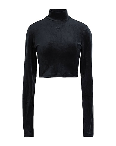 ADIDAS ORIGINALS Top VELVET CROP TOP
 Black 94% Recycled polyester, 6% Elastane