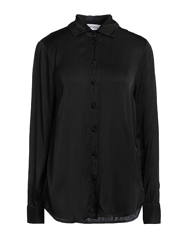 BRAND UNIQUE Solid colour shirts & blouses Black 100% Viscose