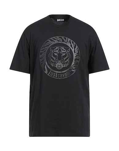 JUST CAVALLI T-shirt Black 100% Cotton