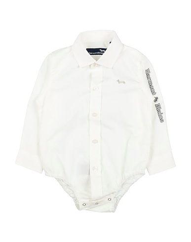 HARMONT & BLAINE Solid colour shirt White 100% Cotton