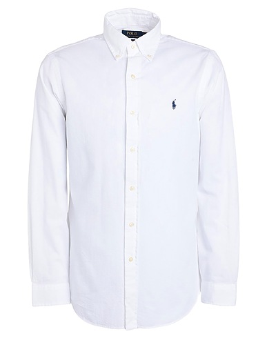 POLO RALPH LAUREN 無地シャツ ホワイト コットン 100%