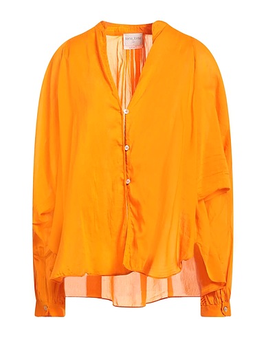 FORTE_FORTE Camicie e bluse tinta unita Arancione 70% Cotone, 30% Seta