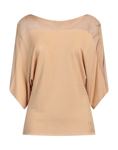 EMPORIO ARMANI T-shirt Cammello 100% Viscosa