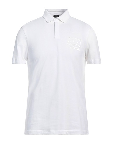 ARMANI EXCHANGE Polo Bianco 100% Cotone