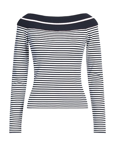 GIORGIO ARMANI T-shirt Midnight blue 59% Viscose, 18% Polyester, 16% Polyamide, 7% Elastane