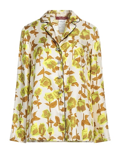 MAX MARA STUDIO Floral shirts & blouses Off white 100% Silk