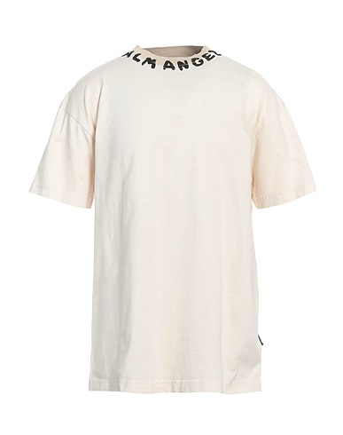 PALM ANGELS T-shirt Beige 100% Cotton, Polyester