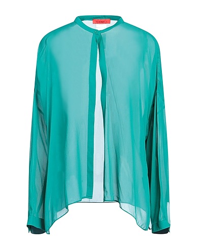 MAX&Co. Camicie e bluse tinta unita Verde smeraldo 100% Viscosa