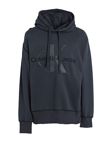 CALVIN KLEIN JEANS Felpa Piombo 100% Cotone